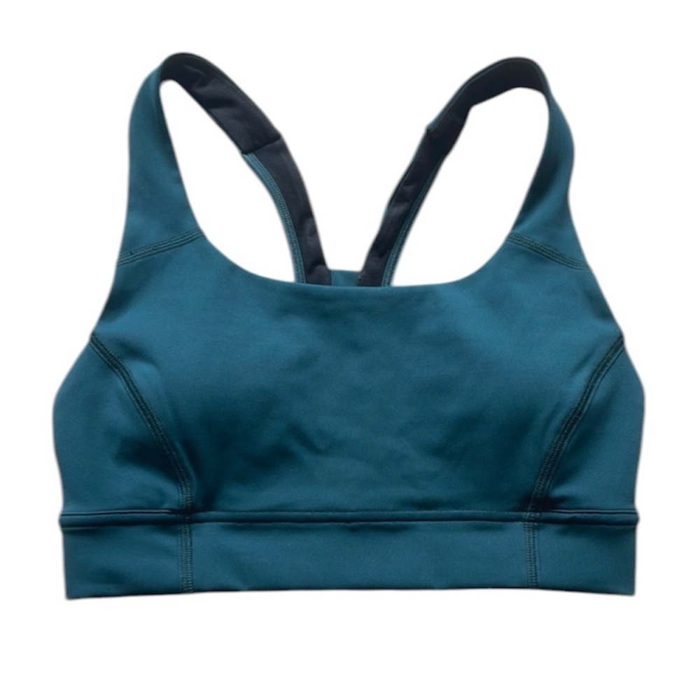 Lululemon Power Through Bra in Green Size 4